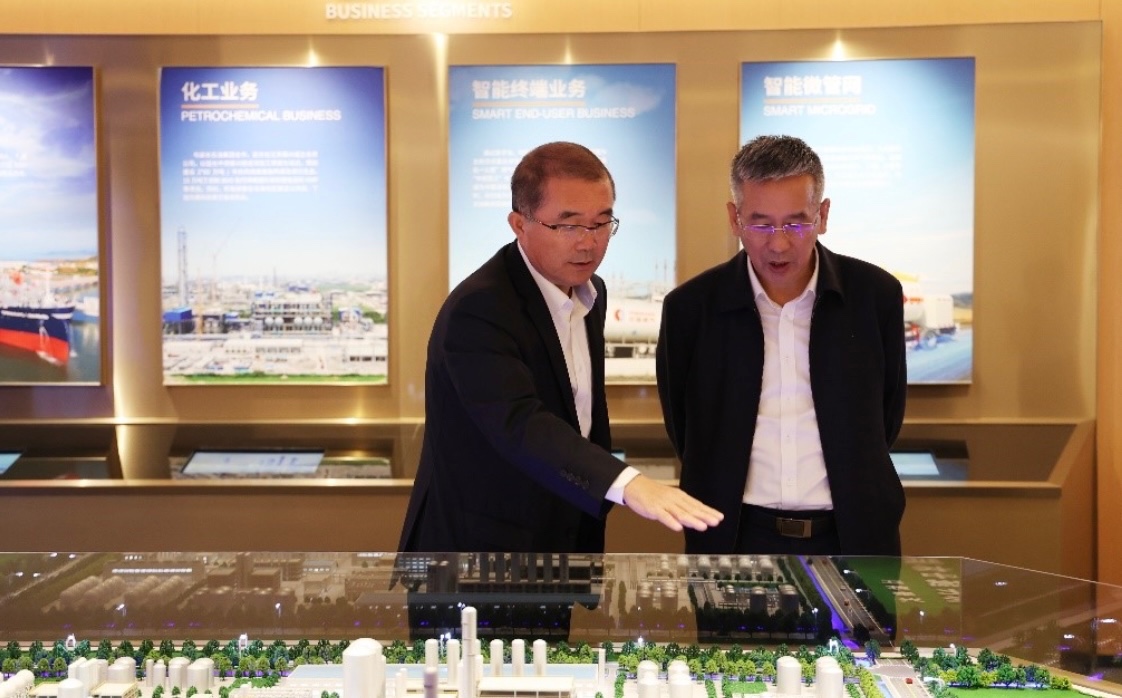 喜迎远方来客，共谋合作发展--吉林省国资委党委书记、主任张志新一行到访中燃集团